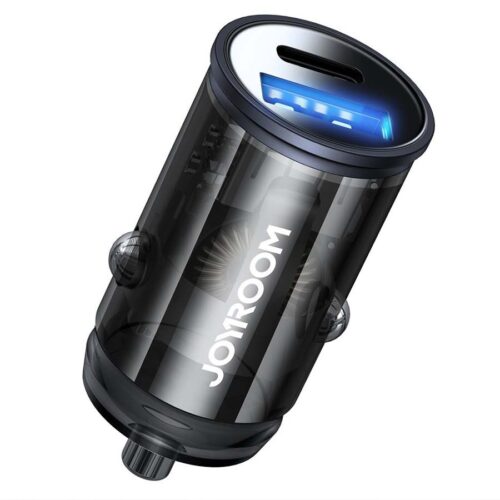 خرید شارژر فندکی جویروم با توان 20 وات و دو پورت خروجی در موبی تول