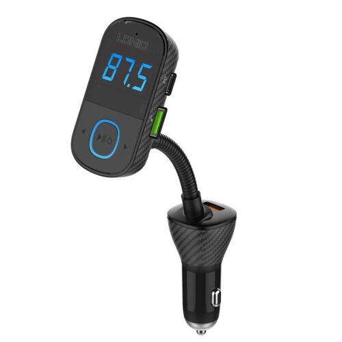 شارژر فندکی الدینیو با توان 45 وات با قابلیت اف ام پلیر