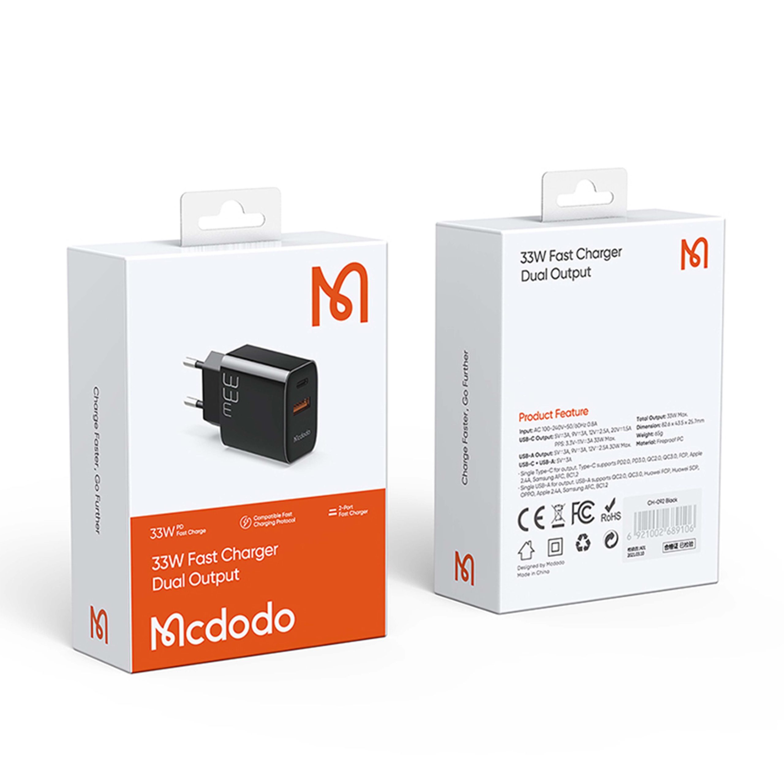 mcdodo شارژر-دیواری-مکدودو