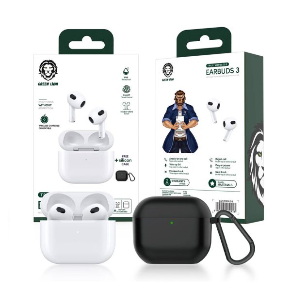 ایرپاد سری 3 گرین Green Lion Earbuds 3 Wireless Headphone