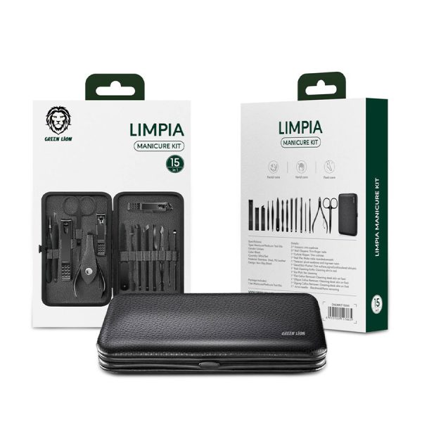 ست مانیکور و پدیکور گرین Green Lion Limpia 15 in 1 Manicure-Pedicure Kit