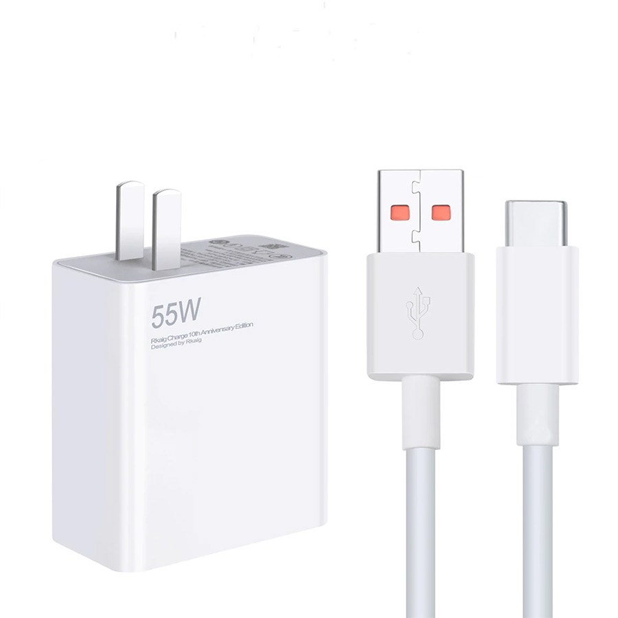 شارژر شیائومی 55 وات MDY-12-EQ همراه با کابل در موبی تول