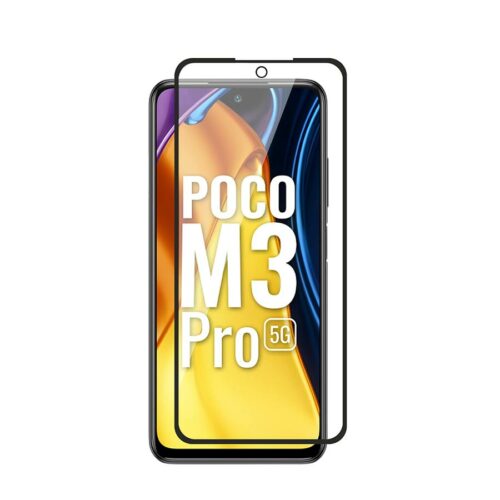 گلس شفاف شیشه ای شیائومی Full Glass Xiaomi Poco m3 pro