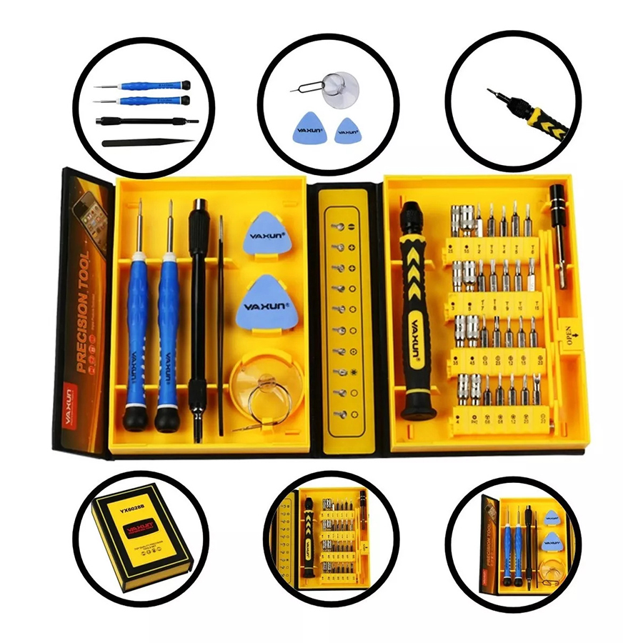 ست پیچ گوشتی 38 عددی یاکسون Yaxun YX-6028B - موبی تول