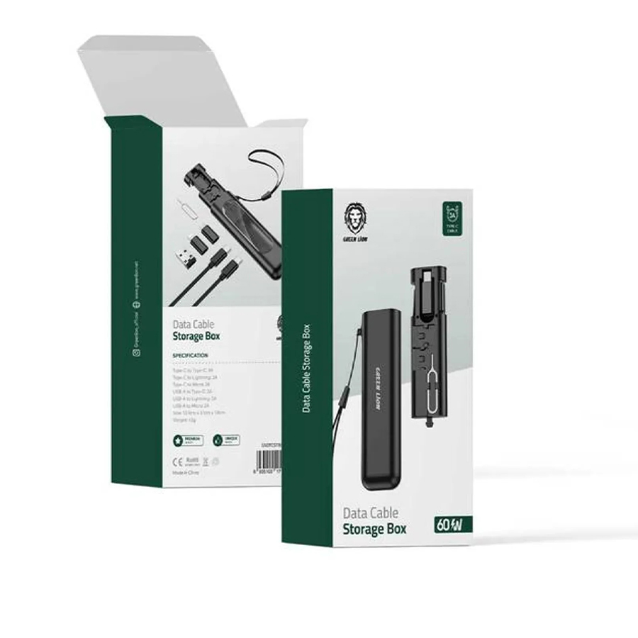 Green Lion Data Cable Storage Box 60w