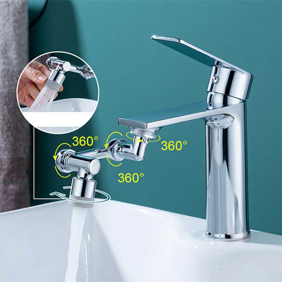 سر شیر استیل چرخشی