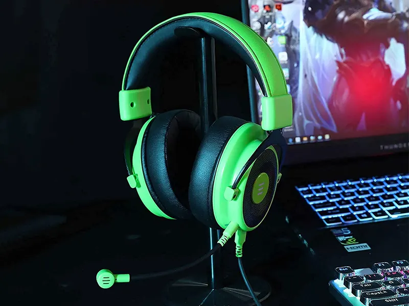 هدفون گیمینگ گرین Green RGB Professional Gaming Headphones