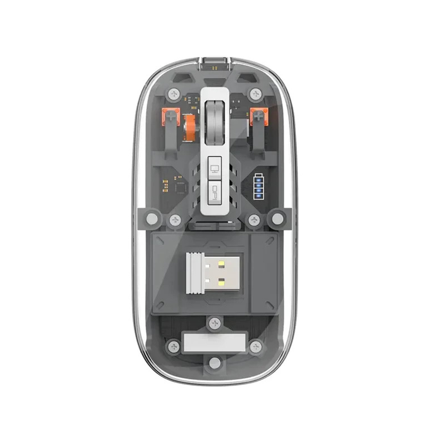 transparent mouse green lion
