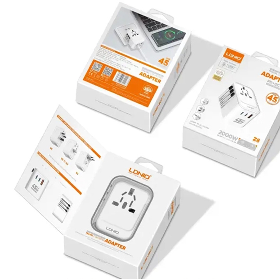 adapter travel ldnio z8 adapter travel ldnio z8
