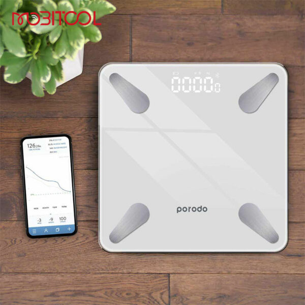 Porodo Lifestyle Bluetooth Smart Body Scale