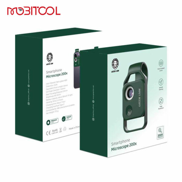 Green Lion Smartphone Microscope 200x