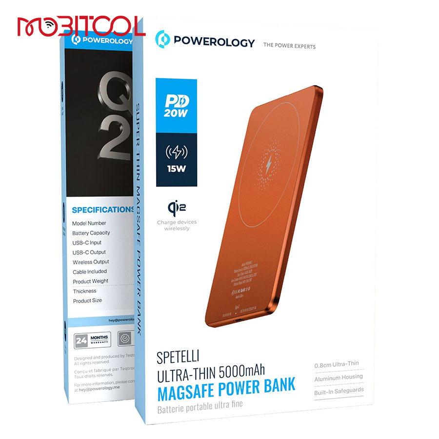 Powerology Ultra Thin 5000mAh MagSafe Powerology Ultra Thin 5000mAh MagSafe