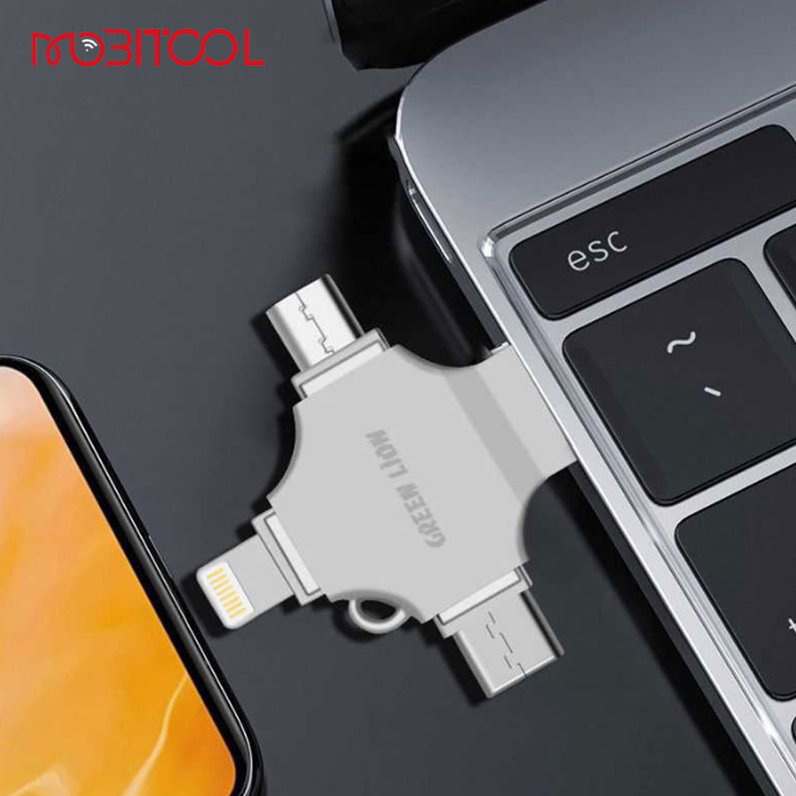 فلش درایور 128 گیگ گرین