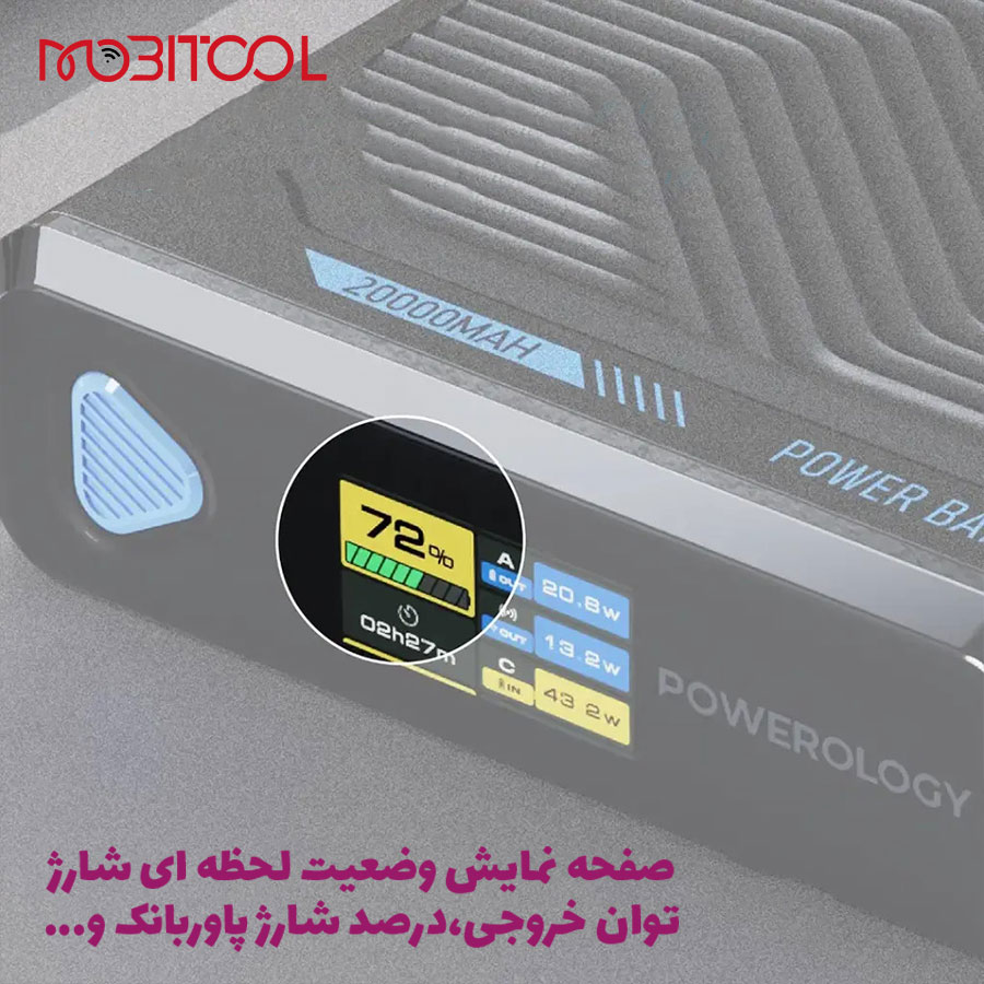 قیمت پاوربانک پاورولوژی 100 وات