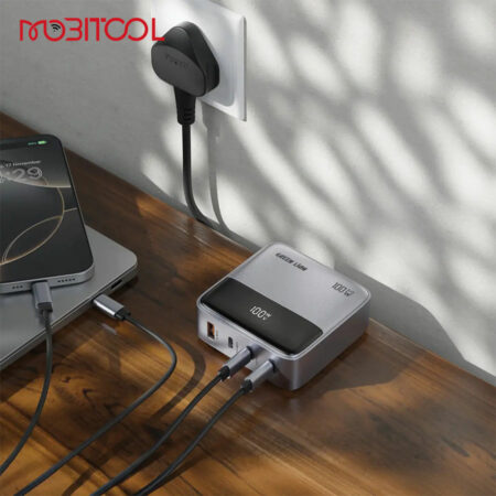 Green Lion 100W GaN Premium UK Plug Adapter