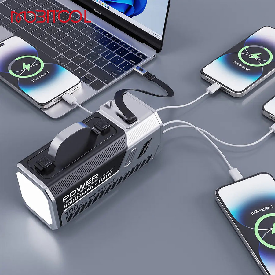 Green Lion 50000mAh Power Bank 100W Green Lion 50000mAh Power Bank 100W