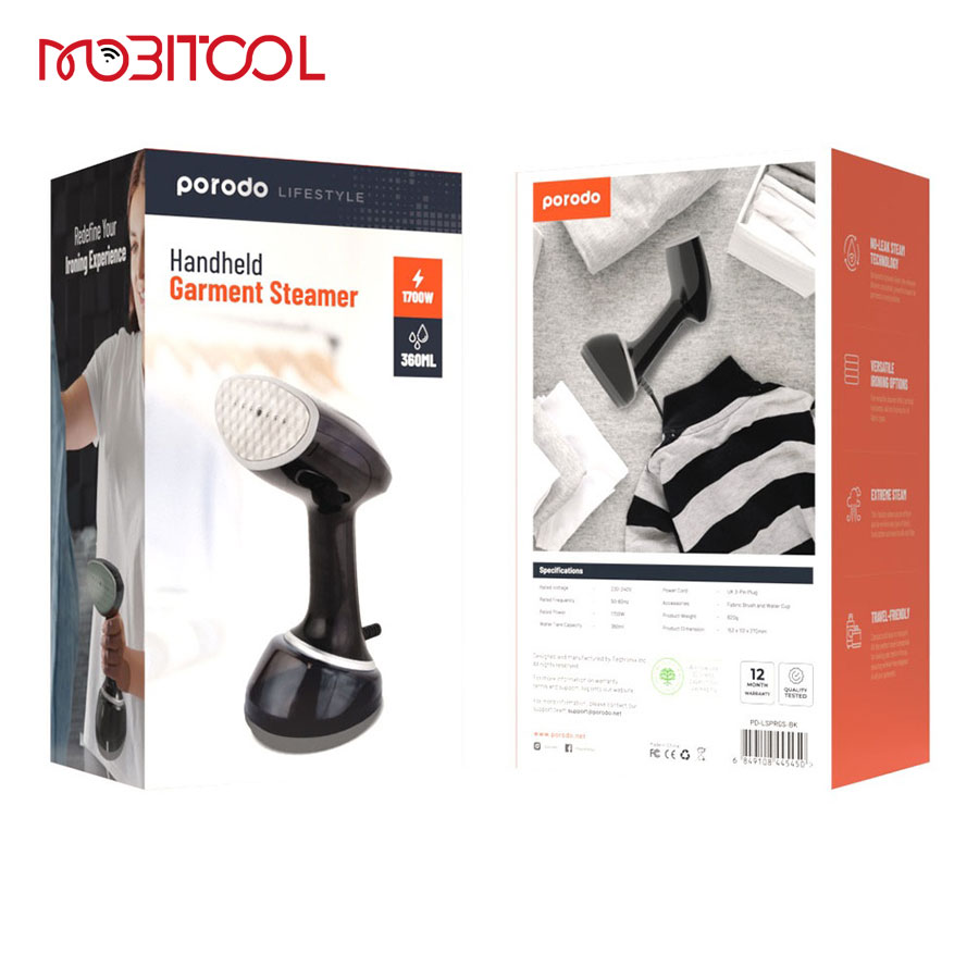 Porodo Handheld Garment Steamer Porodo Handheld Garment Steamer