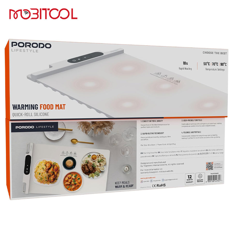 Porodo Lifestyle Warming Food Mat