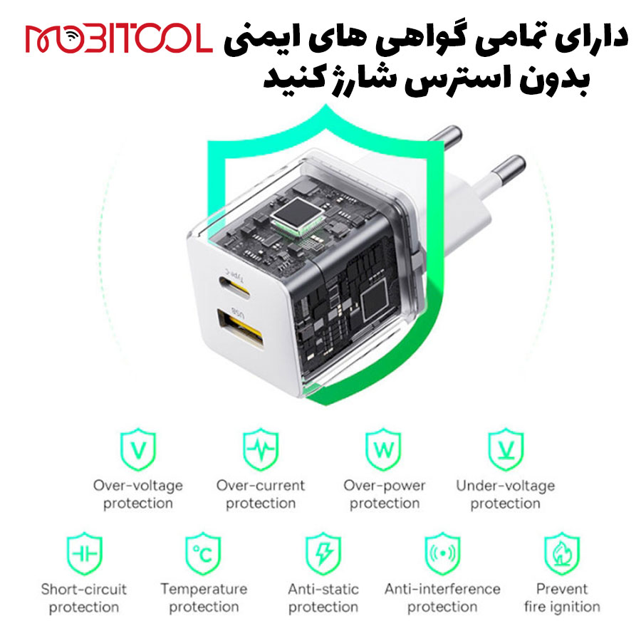خرید آداپتور شارژ باسئوس