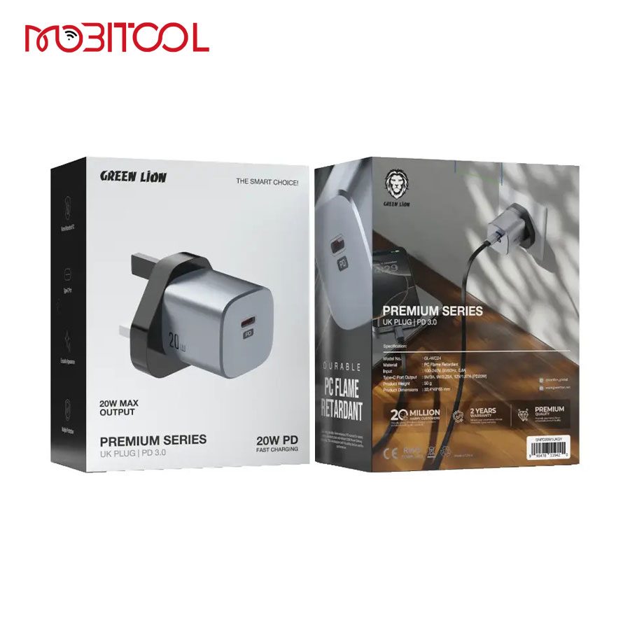 شارژر 20 وات گرین لاین
