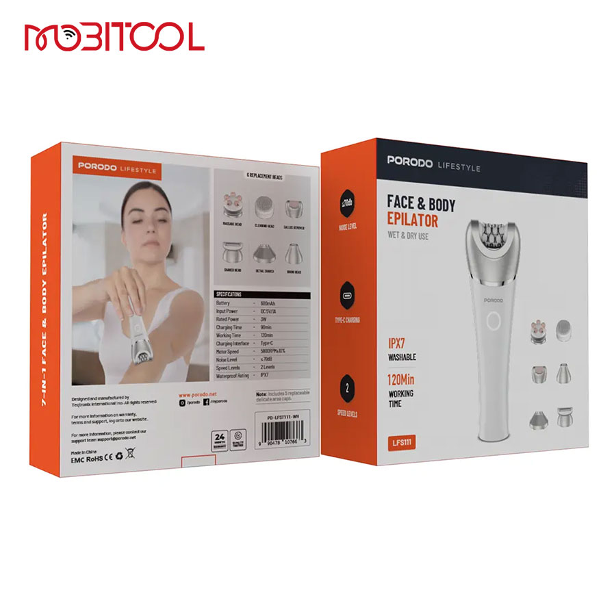 Porodo Face & Body Epilator Porodo Face & Body Epilator