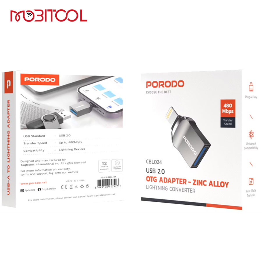 otg lightning porodo otg lightning porodo