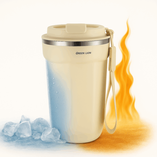 Green Lion Vacuum Mug 380mL
