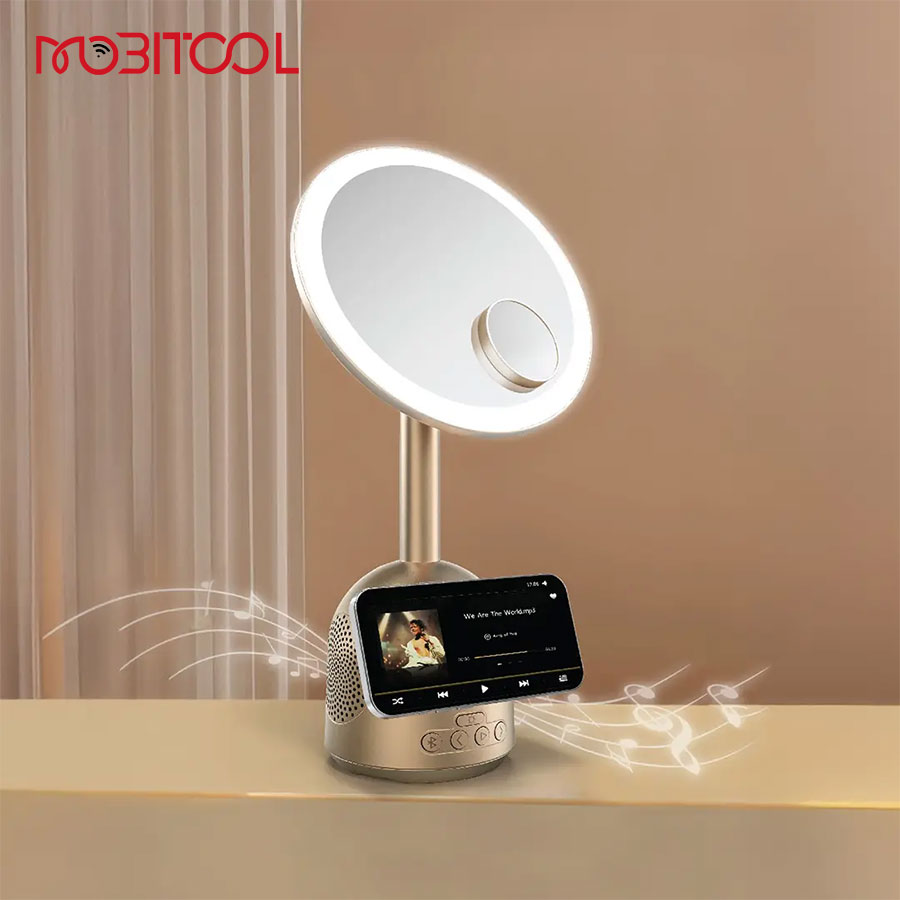آینه آرایش اسپیکر دار گرین لاین