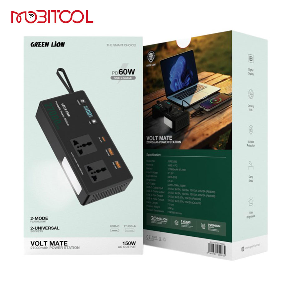 Green Lion Volt Mate 27000mAh Power Station