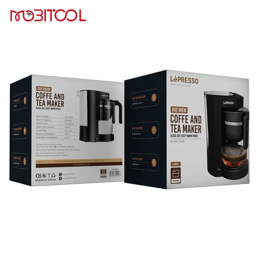 Lepresso Duo Brew Coffee and Tea Maker Lepresso Duo Brew Coffee and Tea Maker