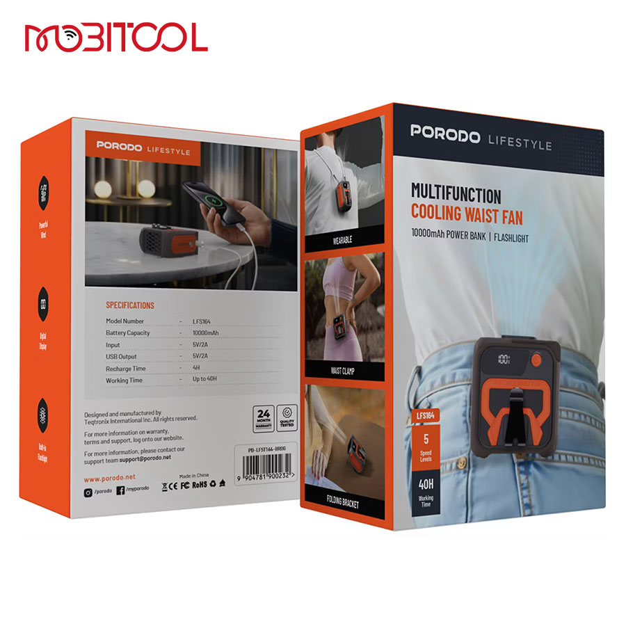 Porodo Cooling Waist Fan
