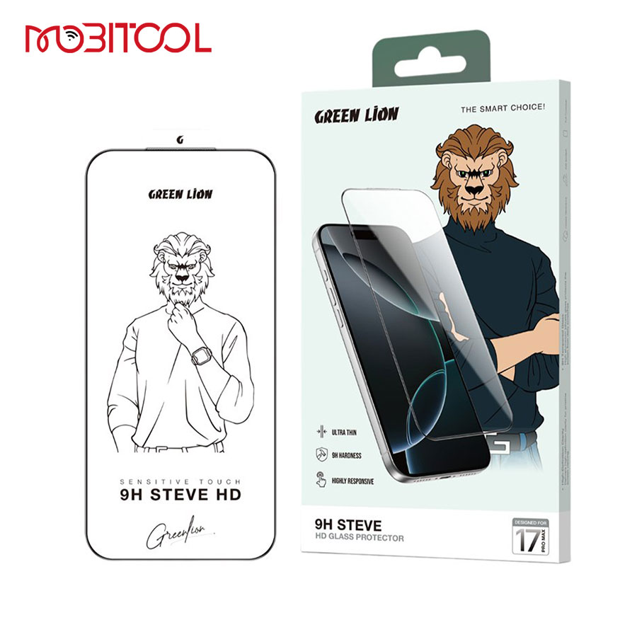 Green Lion 9H Steve HD Screen Protector iPhone 17 Pro