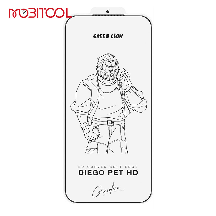 Green Lion Diego Pet HD Screen Protector iPhone 17 Pro Max Green Lion Diego Pet HD Screen Protector iPhone 17 Pro Max