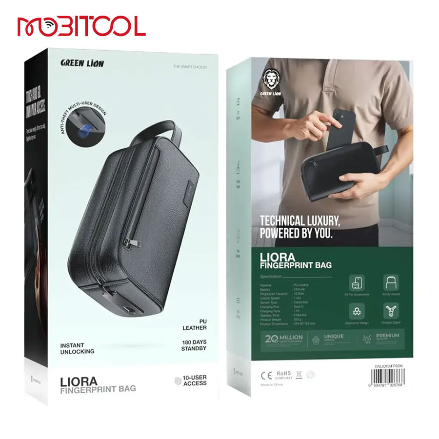 Green Lion Liora Fingerprint Bag