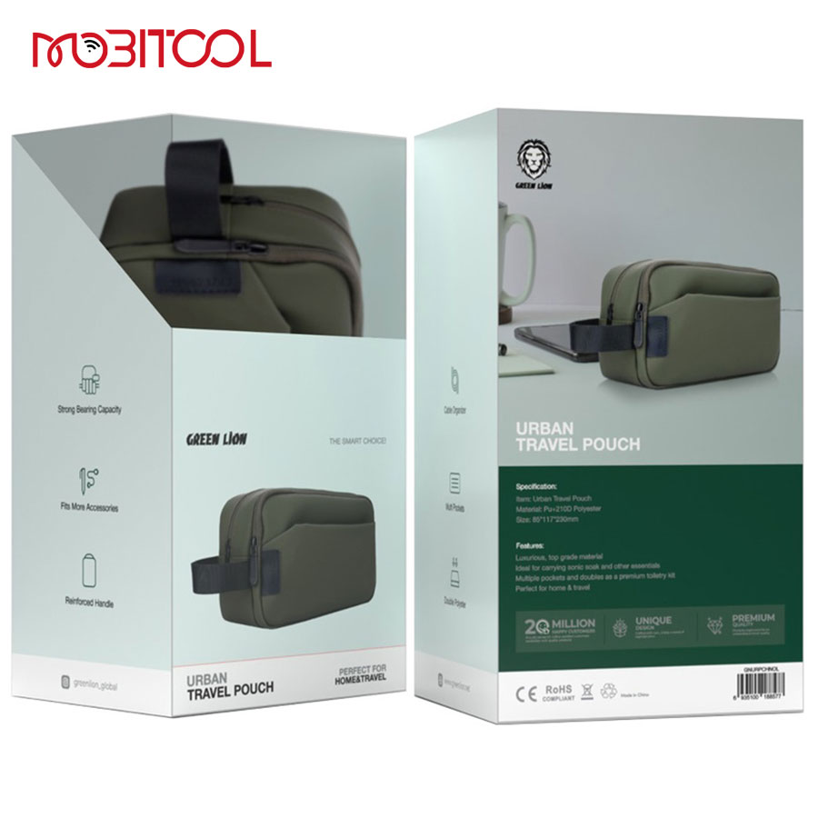 Green Lion Urban Travel Pouch