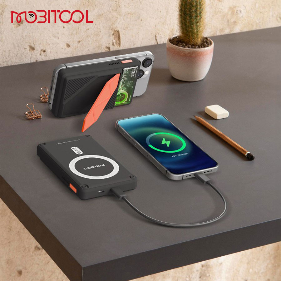Porodo 10000mAh MagSafe Power Bank Porodo 10000mAh MagSafe Power Bank