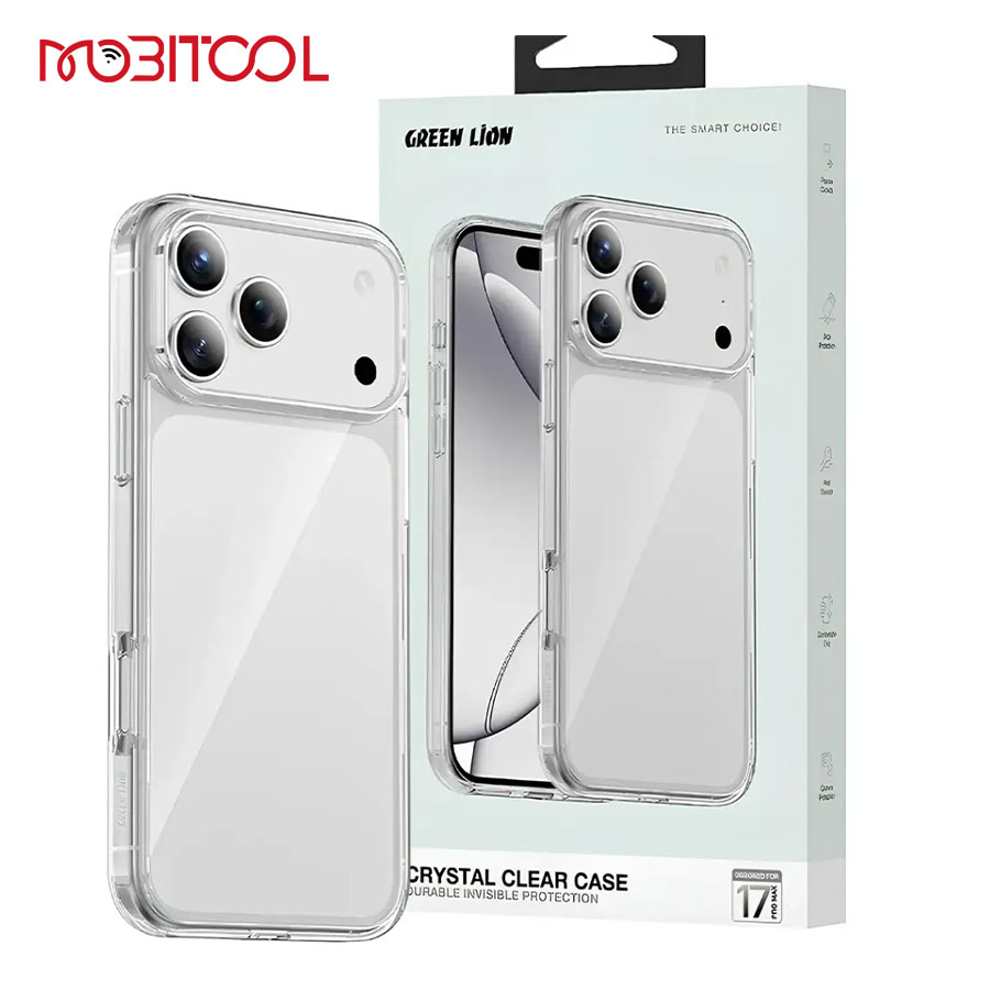 Green Lion Crystal Clear Case iPhone 17 Pro Max Green Lion Crystal Clear Case iPhone 17 Pro Max