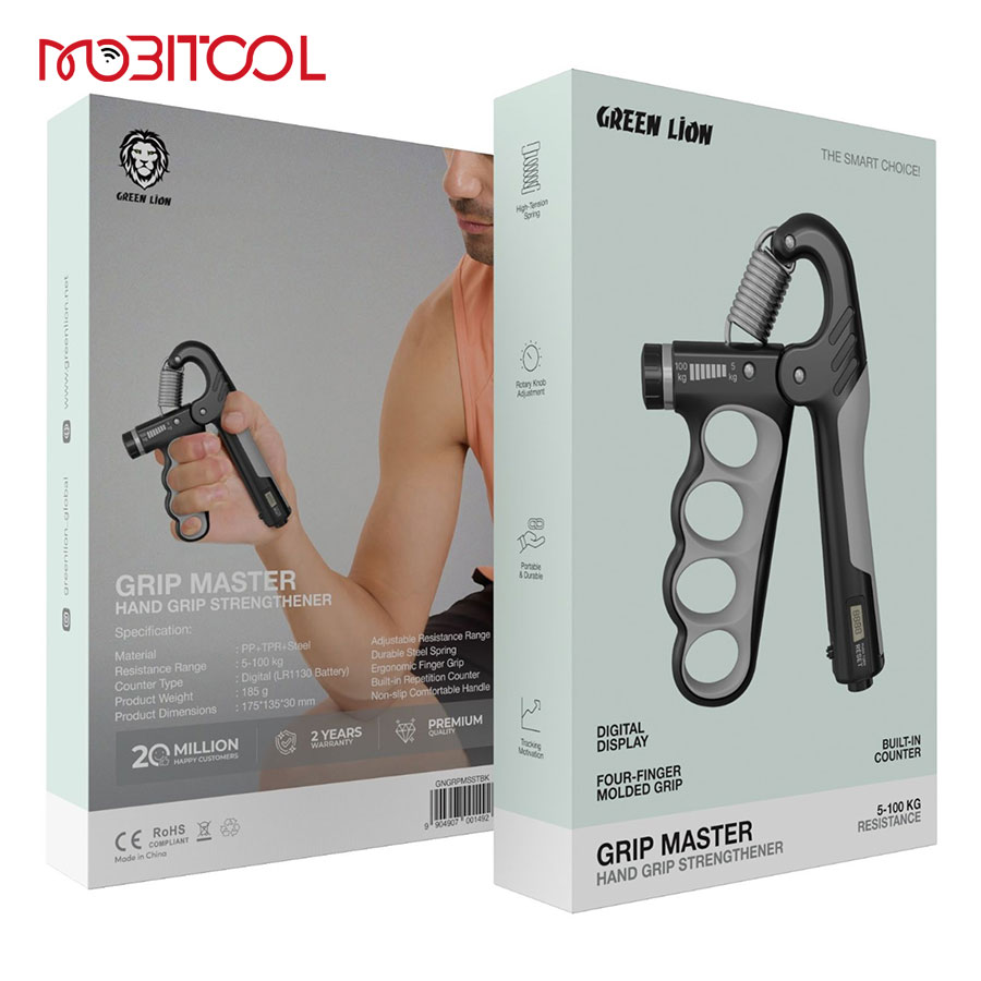Green Lion Grip Master Hand Grip Strengthener