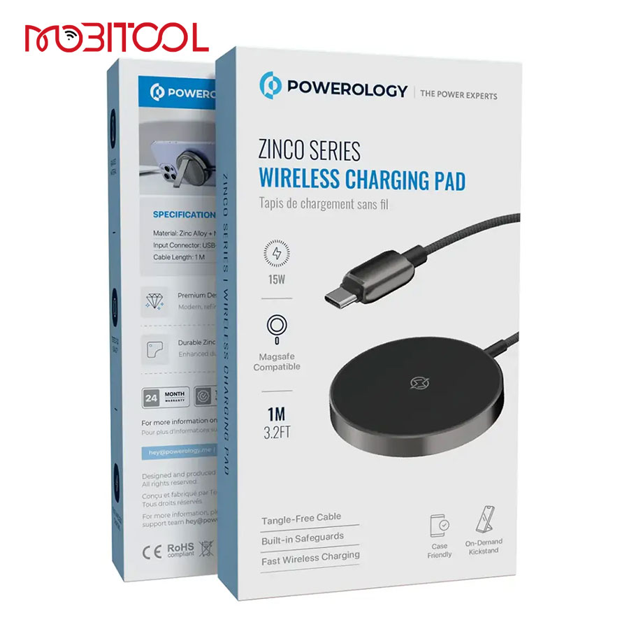 Powerology Zinco Series Wireless Charging Pad