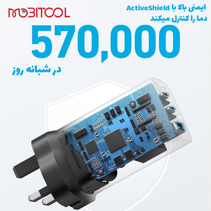 شارژر 67 وات انکر شارژر 67 وات انکر
