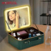 Porodo Lifestyle Travel Makeup Bag with Detachable LED Mirror Porodo Lifestyle Travel Makeup Bag with Detachable LED Mirror