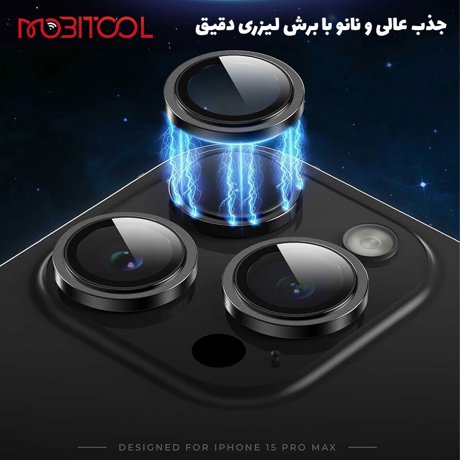 خرید محافظ لنز 15 پرو گرین لاین