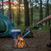 Green Lion Fire Flame Windproof Lighter
