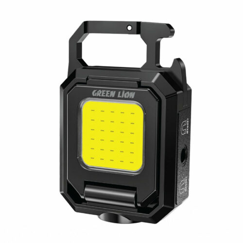 Green Lion Keychain Light