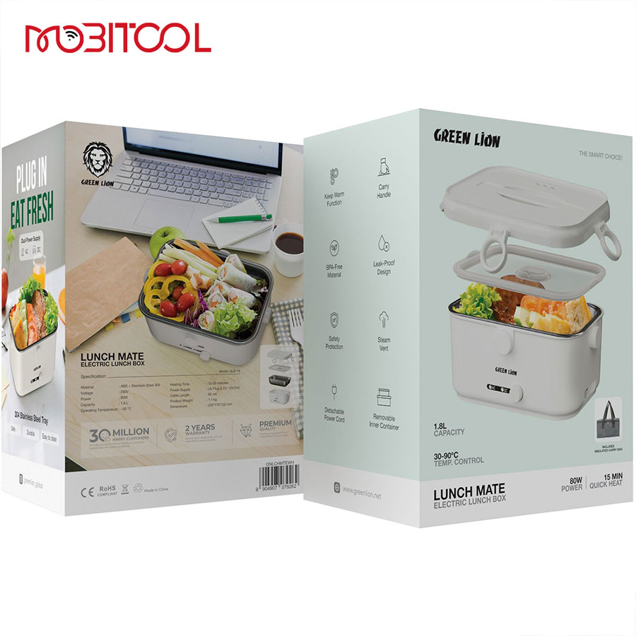 Green Lion Lunch Mate Electric Lunch Box