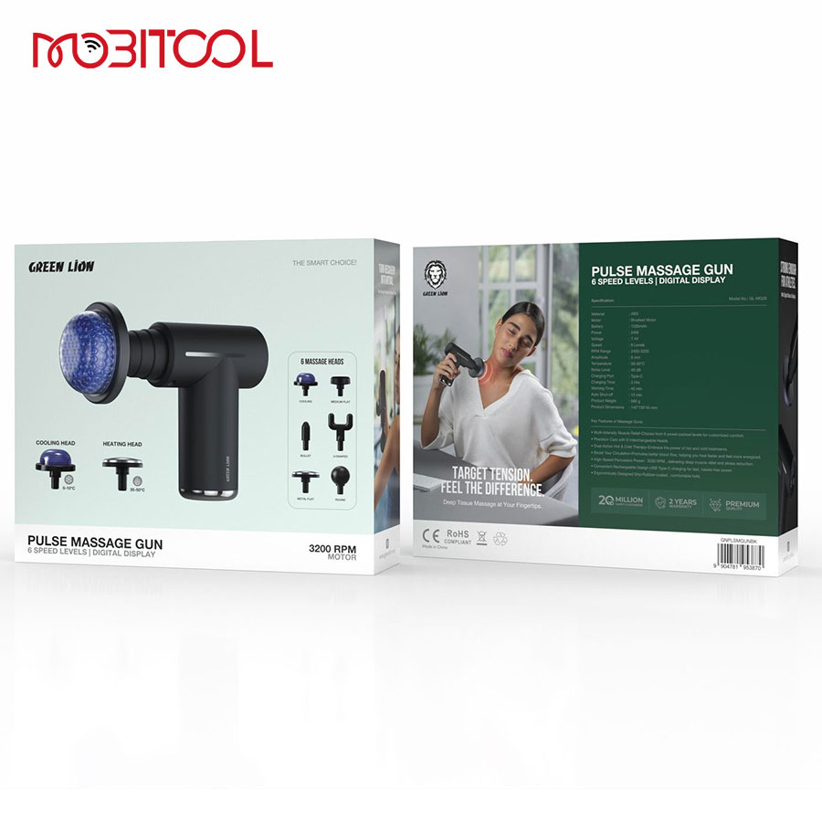 Green Lion Pulse Massage Gun Green Lion Pulse Massage Gun