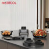 Porodo 4 in 1 Dual Pot Glass Air Fryer