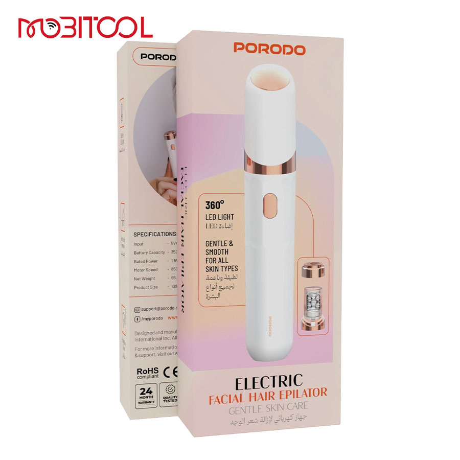 Porodo Electric Facial Hair Epilator