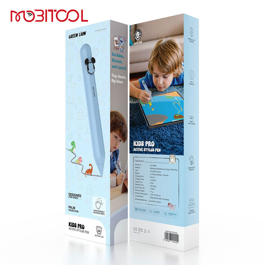 Green Lion Kids Pro Active Stylus Pen Green Lion Kids Pro Active Stylus Pen