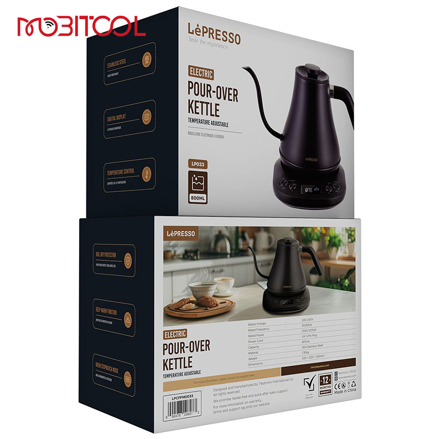 Lepresso Electric Pour Over Kettle